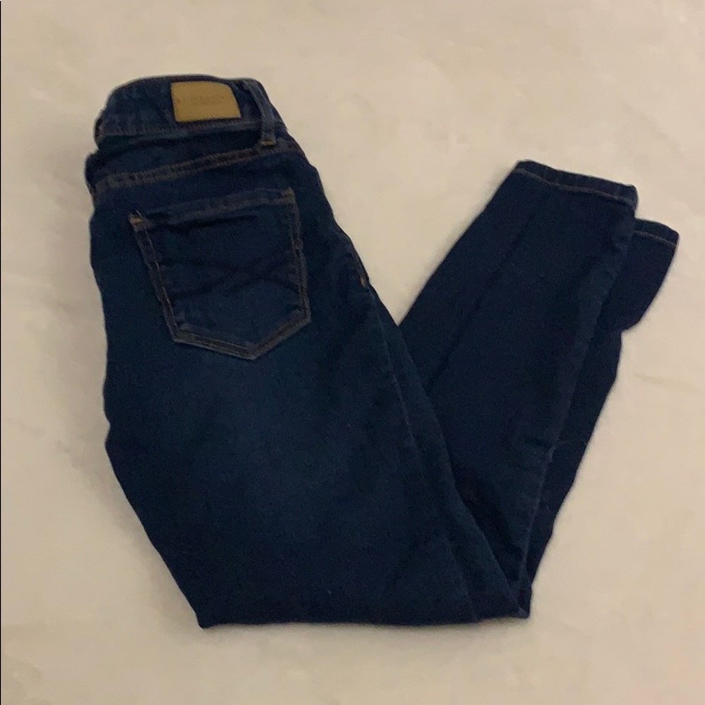 Aeropostale dark wash jeans size00 short